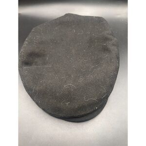 Henschel Hat Co. Quilted Lined Winter Hat Large Classic Black Wool Cap